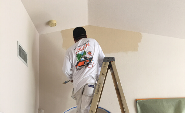 Painting Living Room, San Diego County